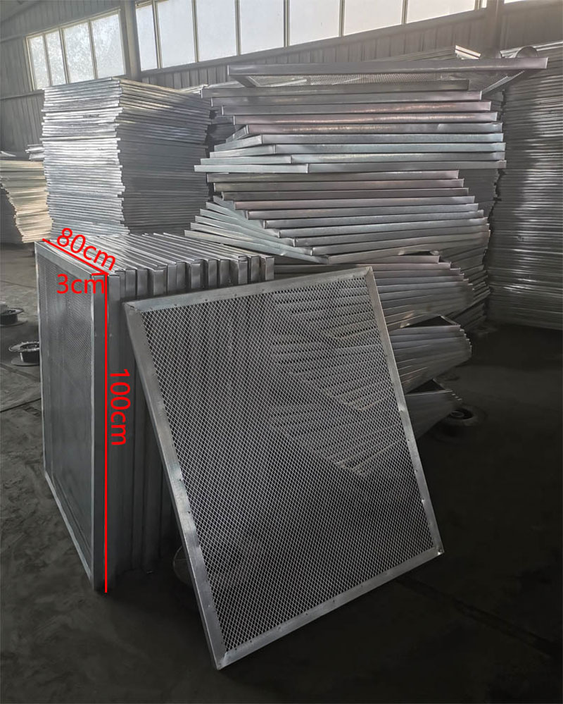 邊高3cm鍍鋅大孔菱形篩